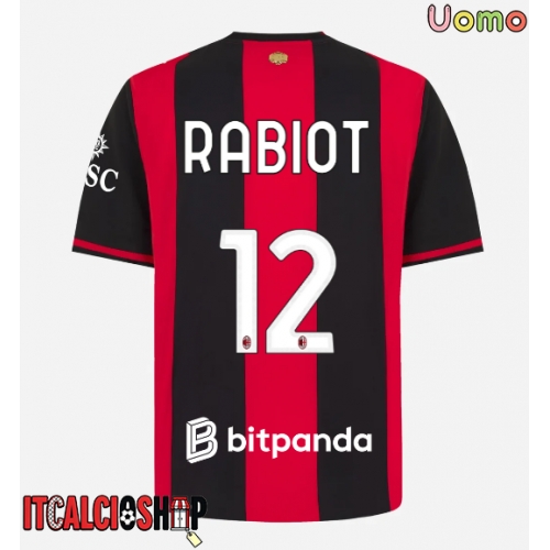 AC Milan Adrien Rabiot #12 Prima Maglia 2026-27 Manica Corta